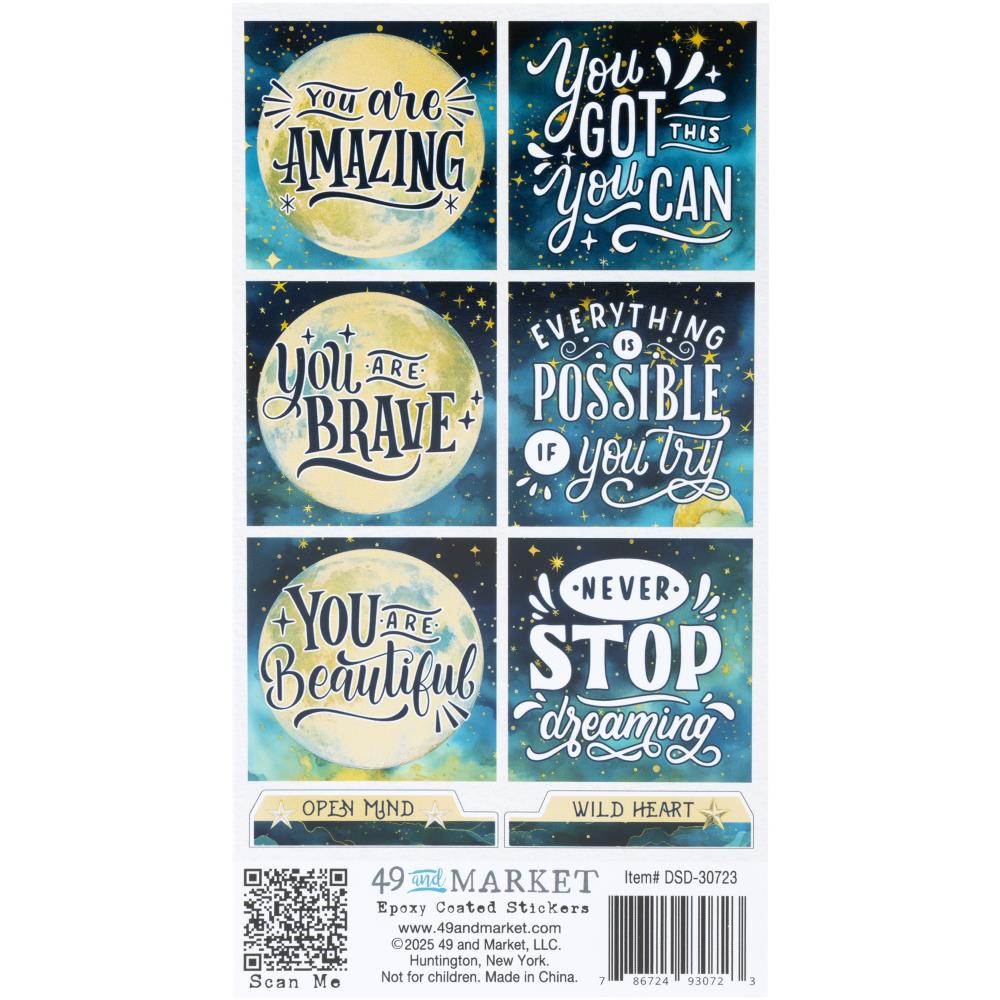 49 And Market Epoxy Stickers - Starlight Dreams