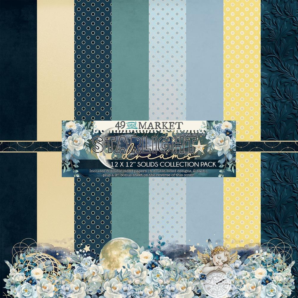 49 And Market Collection Pack 12X12 - Starlight Dreams Solids