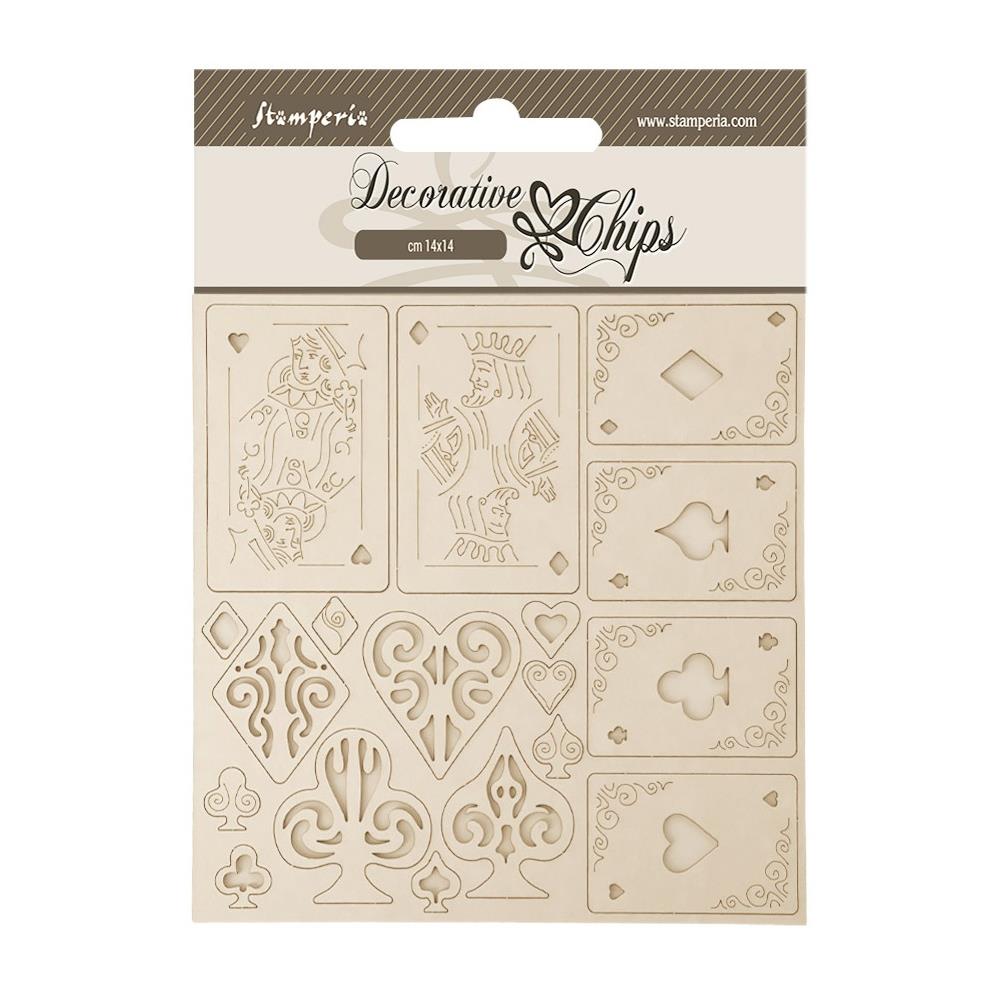 Stamperia Decorative Chips - Master of Magic Playing Cards