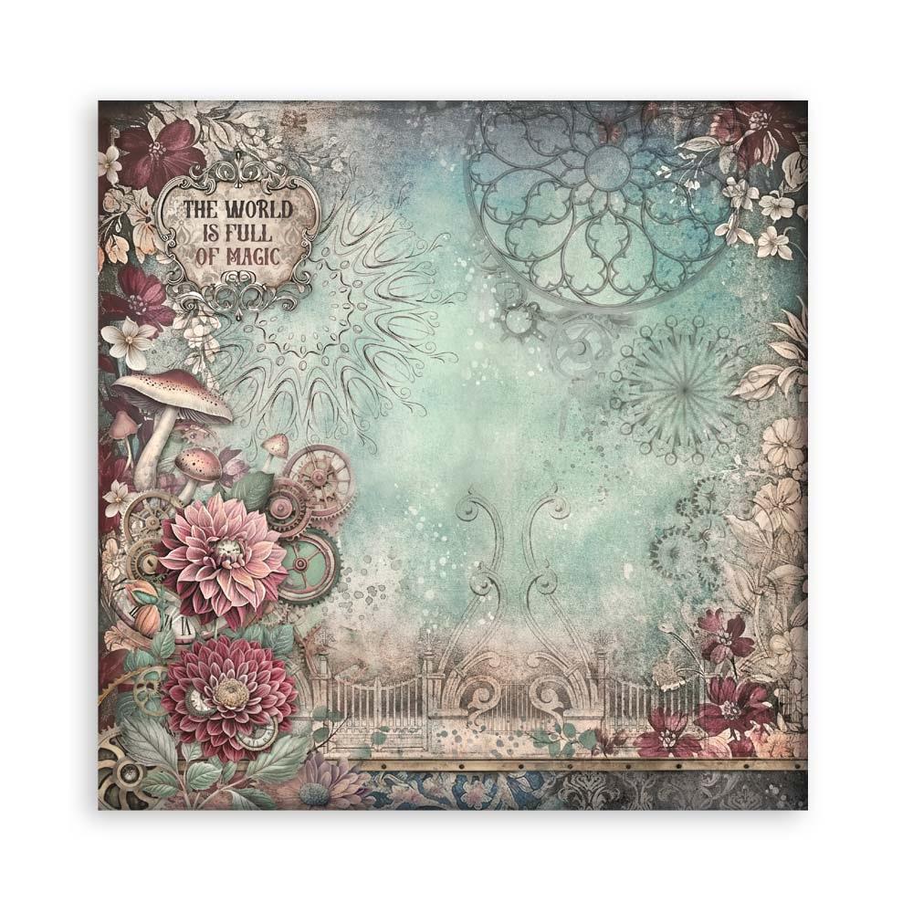 Stamperia Single-Sided Paper Pad 12x12 - Master of Magic