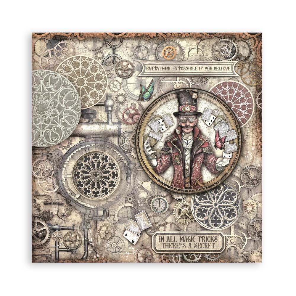 Stamperia Single-Sided Paper Pad 12x12 - Master of Magic