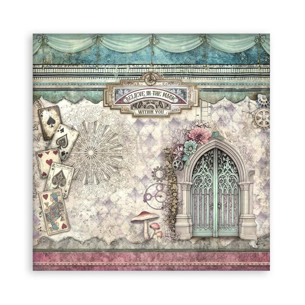 Stamperia Single-Sided Paper Pad 12x12 - Master of Magic