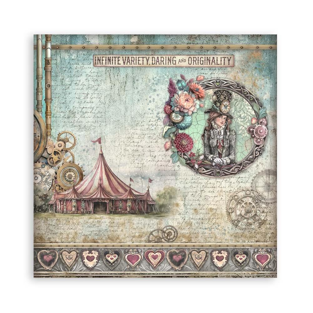 Stamperia Single-Sided Paper Pad 8x8 - Master of Magic