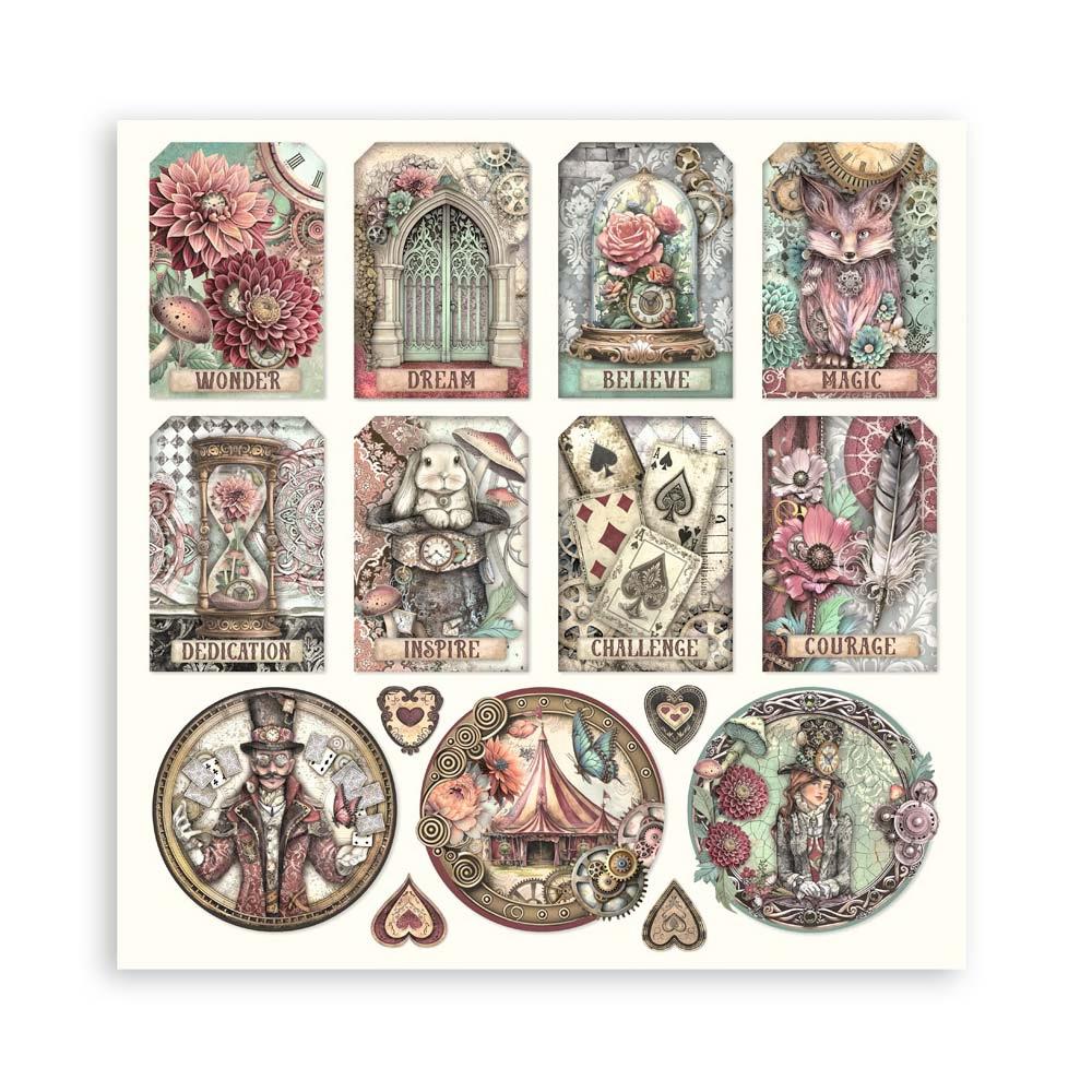 Stamperia Single-Sided Paper Pad 8x8 - Master of Magic