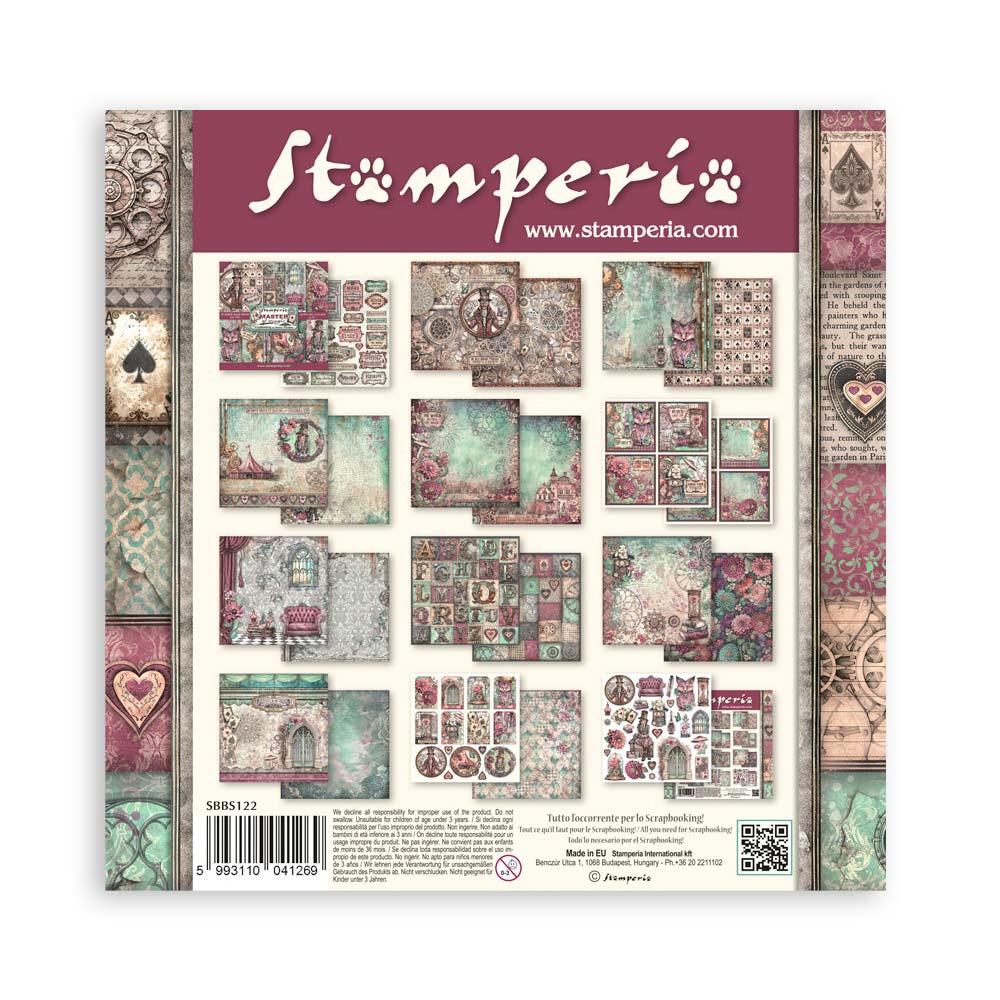 Stamperia Double-Sided Paper Pad 8x8 - Master of Magic