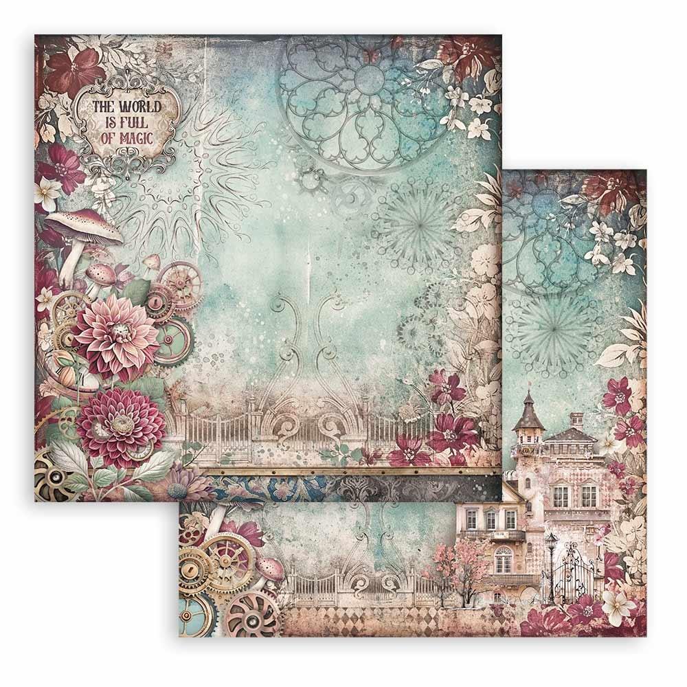 Stamperia Double-Sided Paper Pad 8x8 - Master of Magic