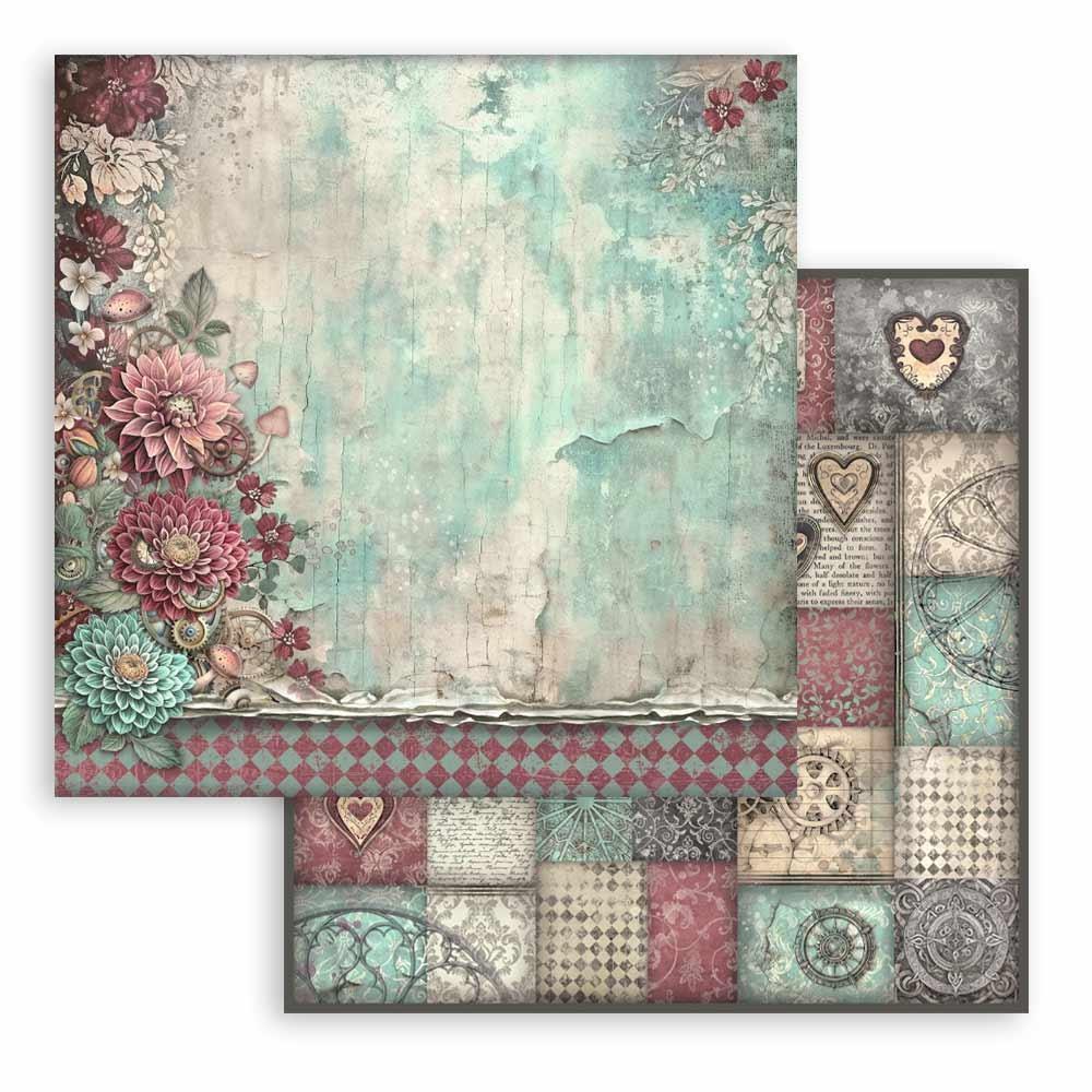 Stamperia Backgrounds Double-Sided Paper Pad 8x8 - Master of Magic