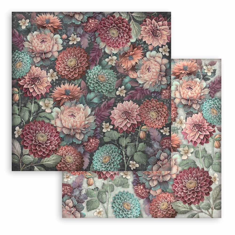 Stamperia Backgrounds Double-Sided Paper Pad 8x8 - Master of Magic