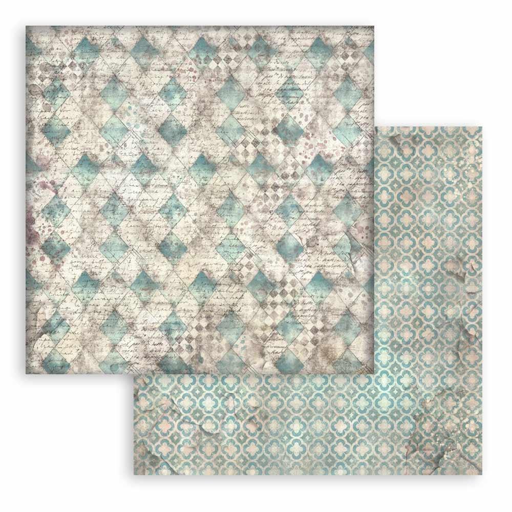Stamperia Backgrounds Double-Sided Paper Pad 8x8 - Master of Magic