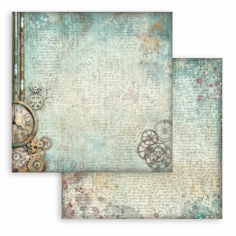 Stamperia Backgrounds Double-Sided Paper Pad 8x8 - Master of Magic