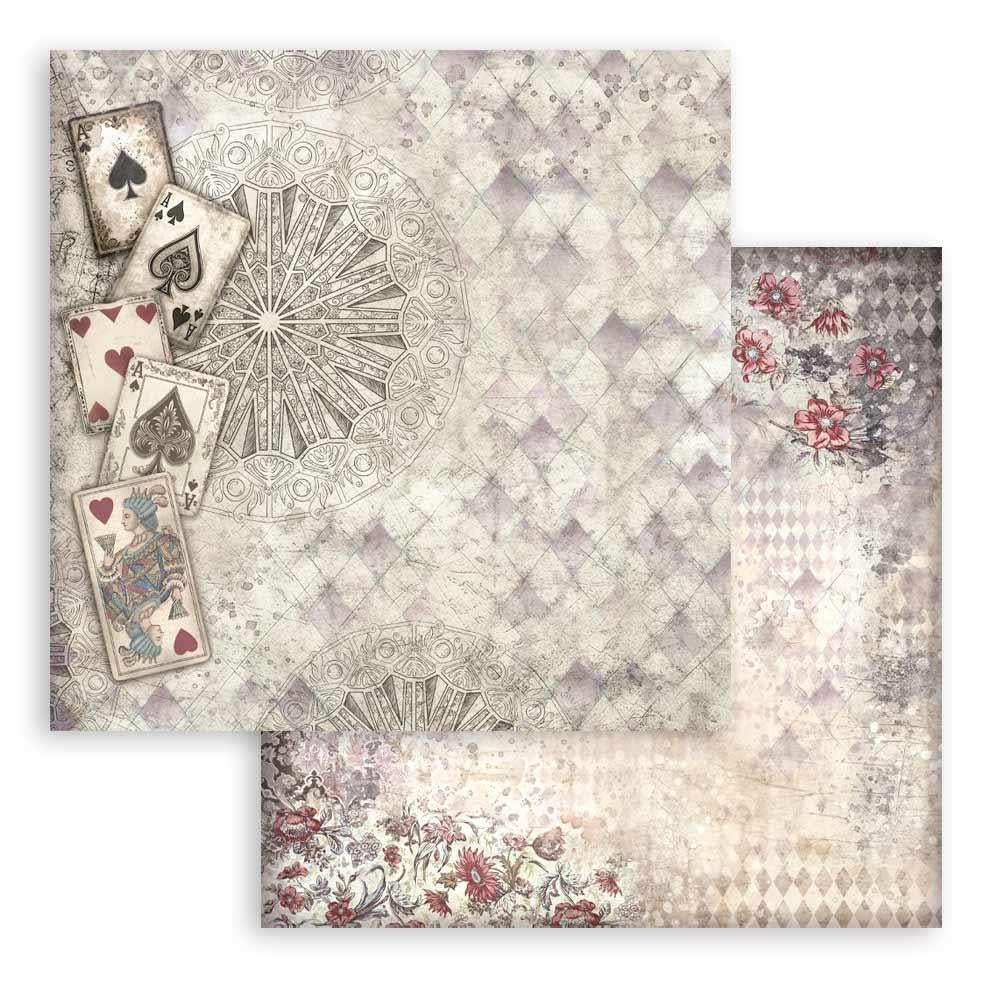Stamperia Backgrounds Double-Sided Paper Pad 8x8 - Master of Magic