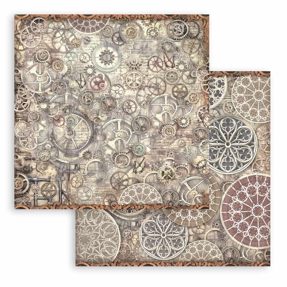 Stamperia Backgrounds Double-Sided Paper Pad 8x8 - Master of Magic