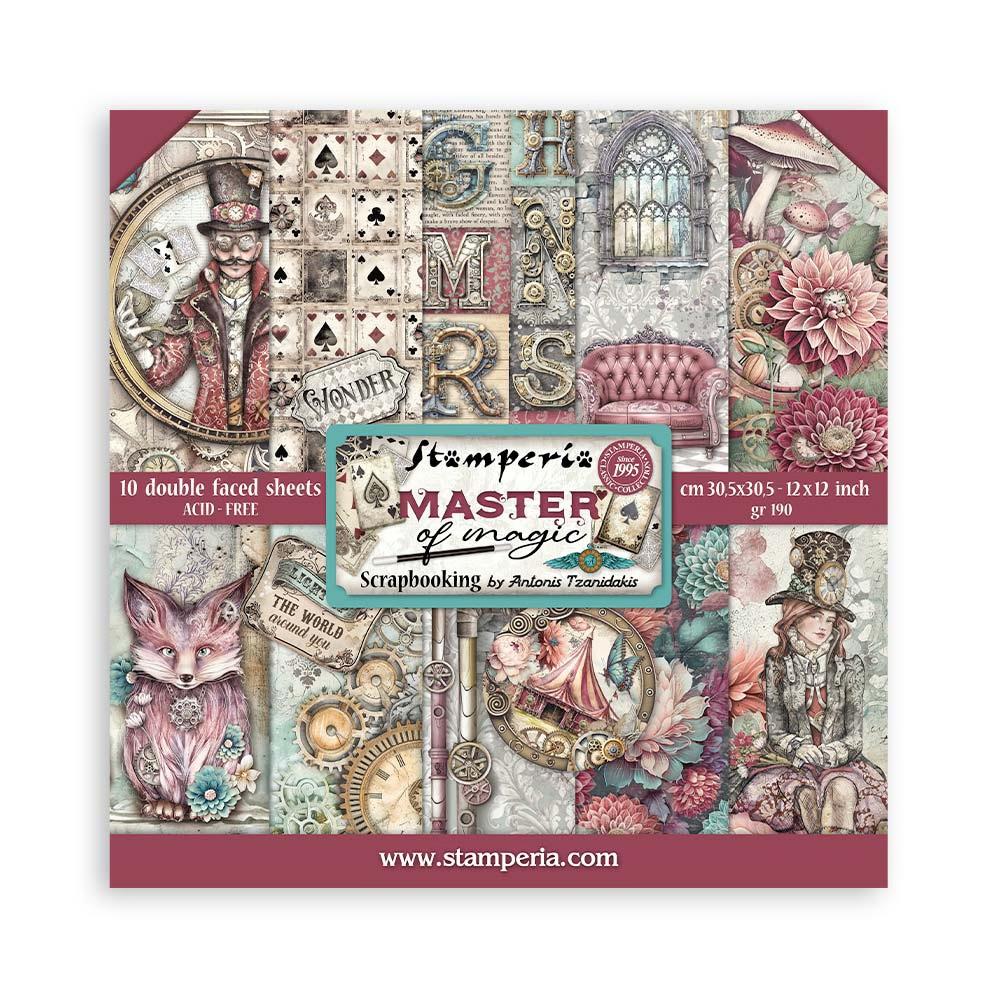 Stamperia Double-Sided Paper Pad 12x12 - Master of Magic