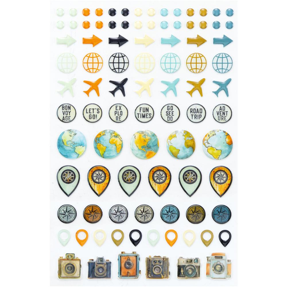 49 And Market Epoxy Stickers - Wanderlust Explorer