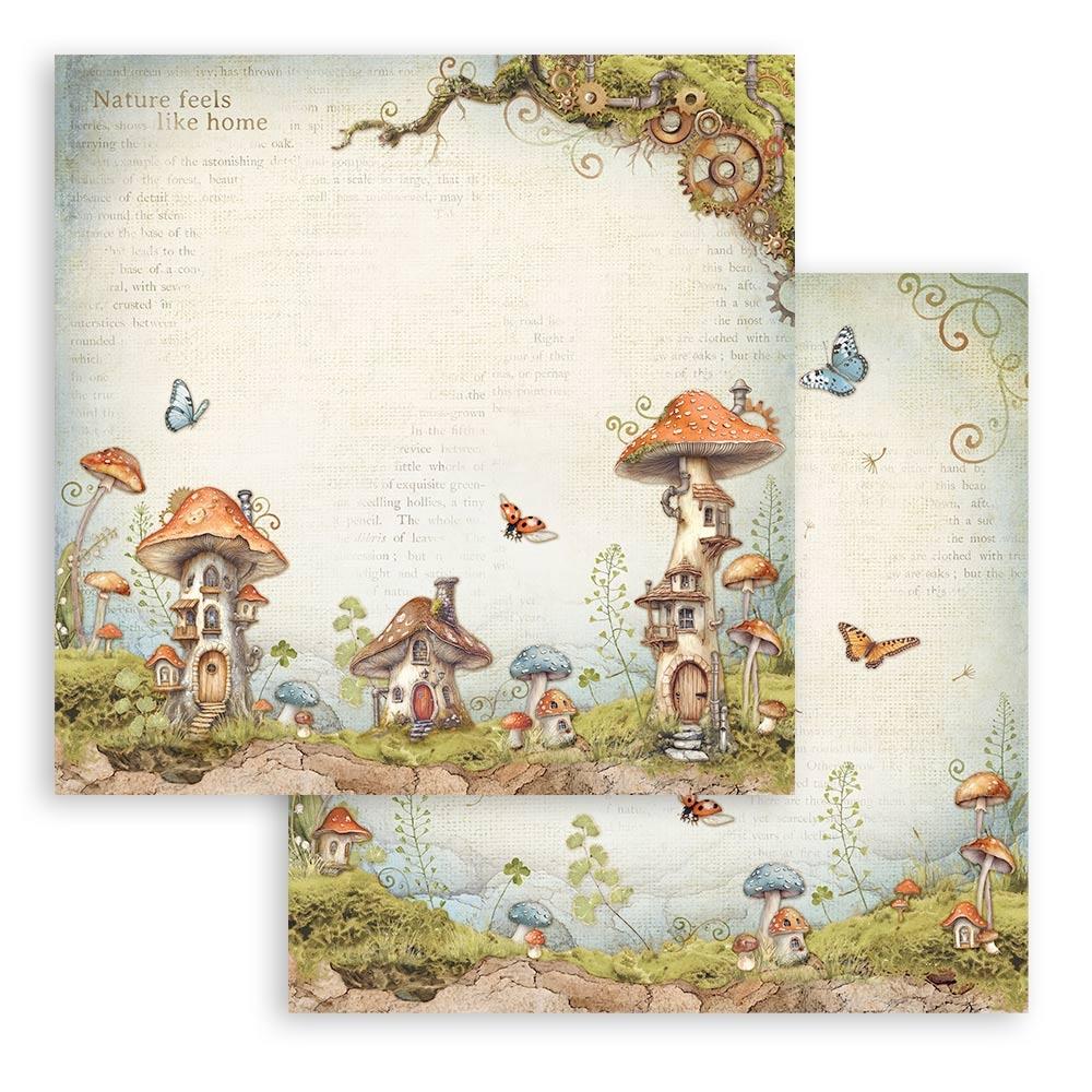 Stamperia Double-Sided Paper Pad 12x12 - Hidden Grove