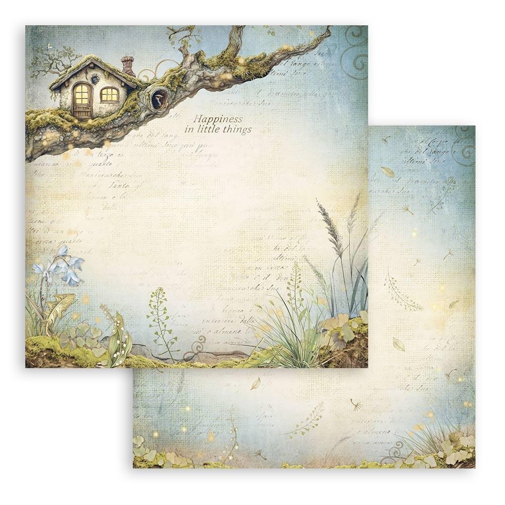 Stamperia Double-Sided Paper Pad 12x12 - Hidden Grove