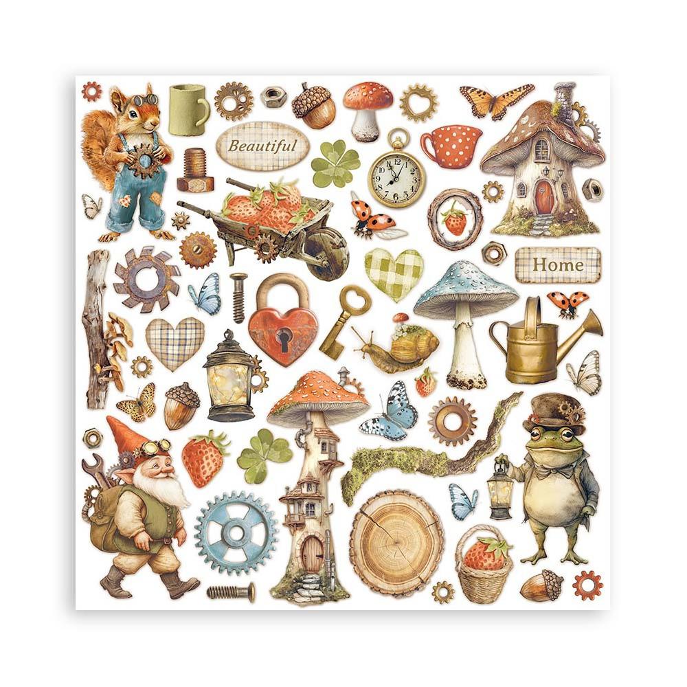 Stamperia Double-Sided Paper Pad 12x12 - Hidden Grove