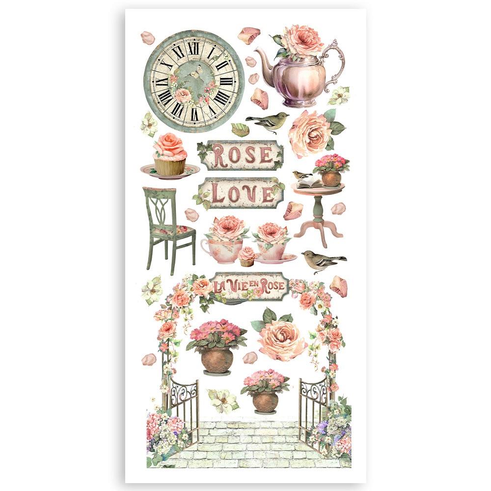 Stamperia Double-Sided Paper Cut-Outs - House of Roses