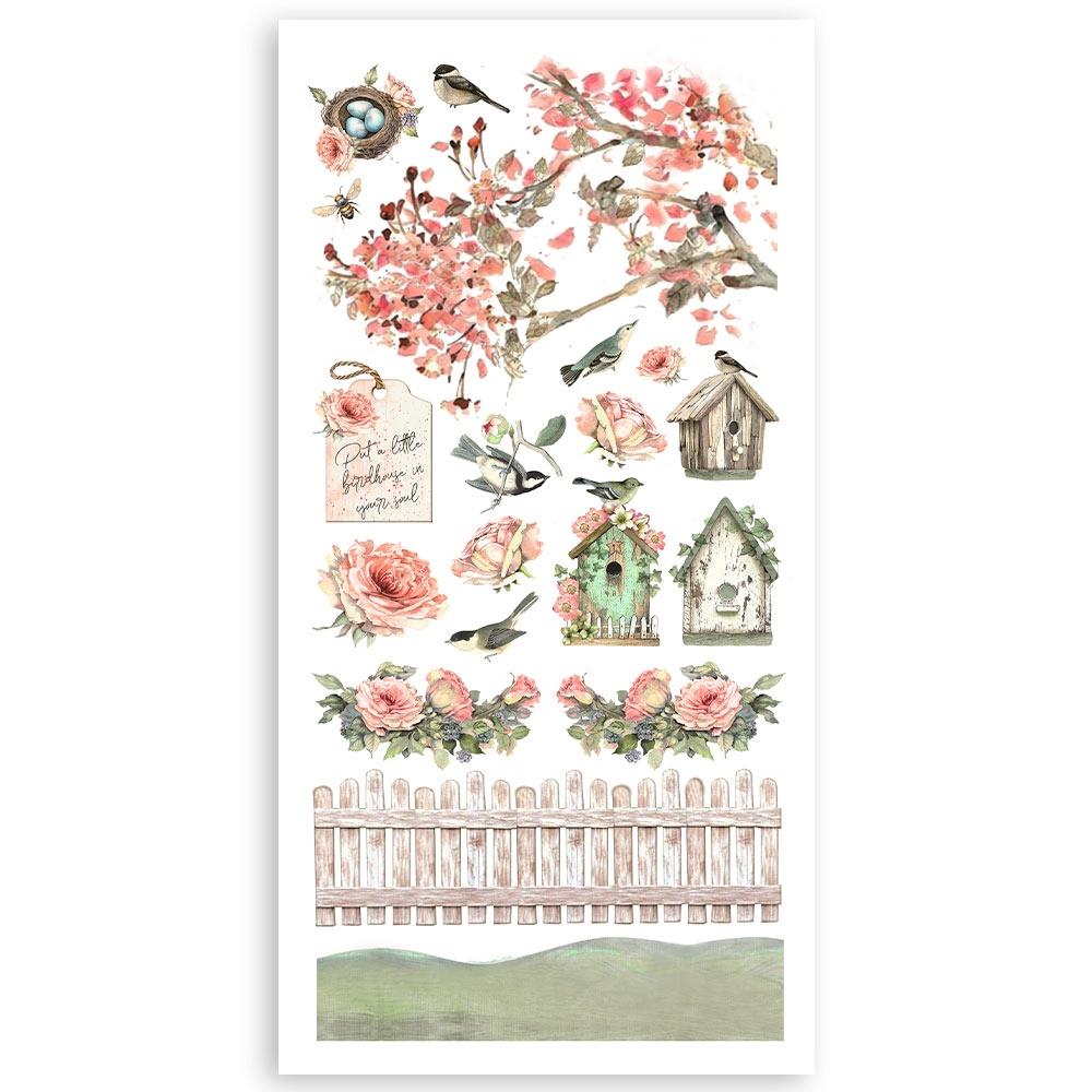 Stamperia Double-Sided Paper Cut-Outs - House of Roses