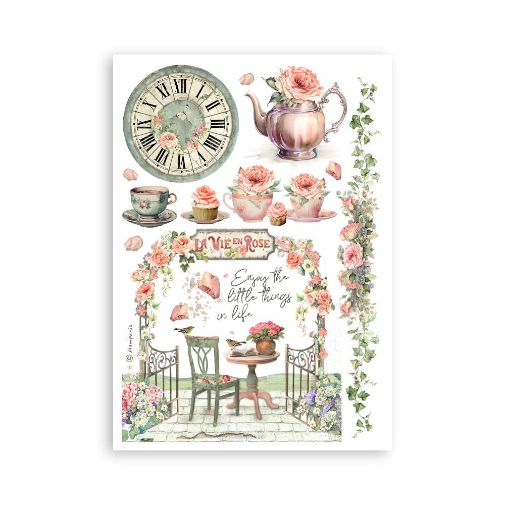 Stamperia Washi Pad A5 - House of Roses