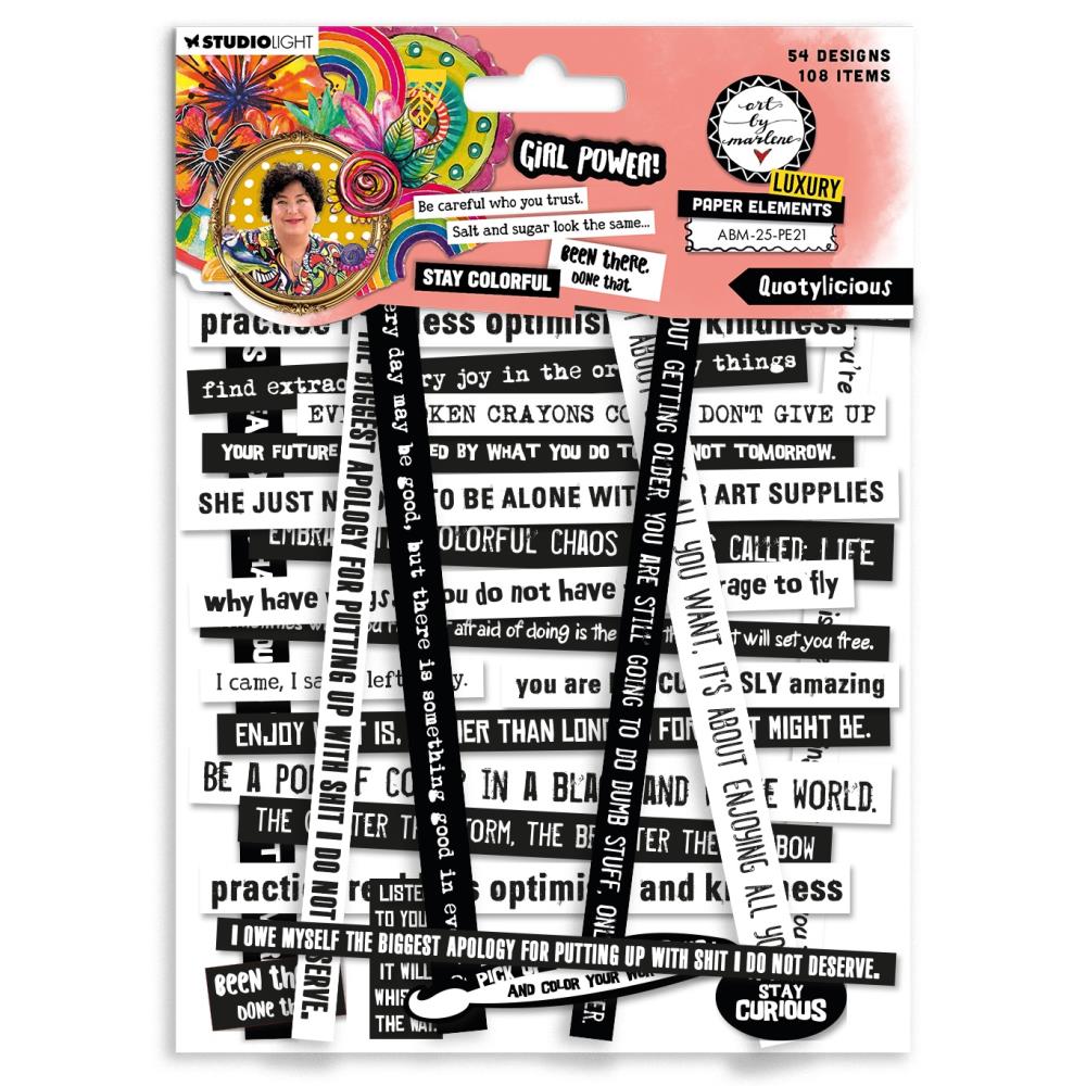 Art By Marlene Collection Paper Elements - A Lot Of Quotes