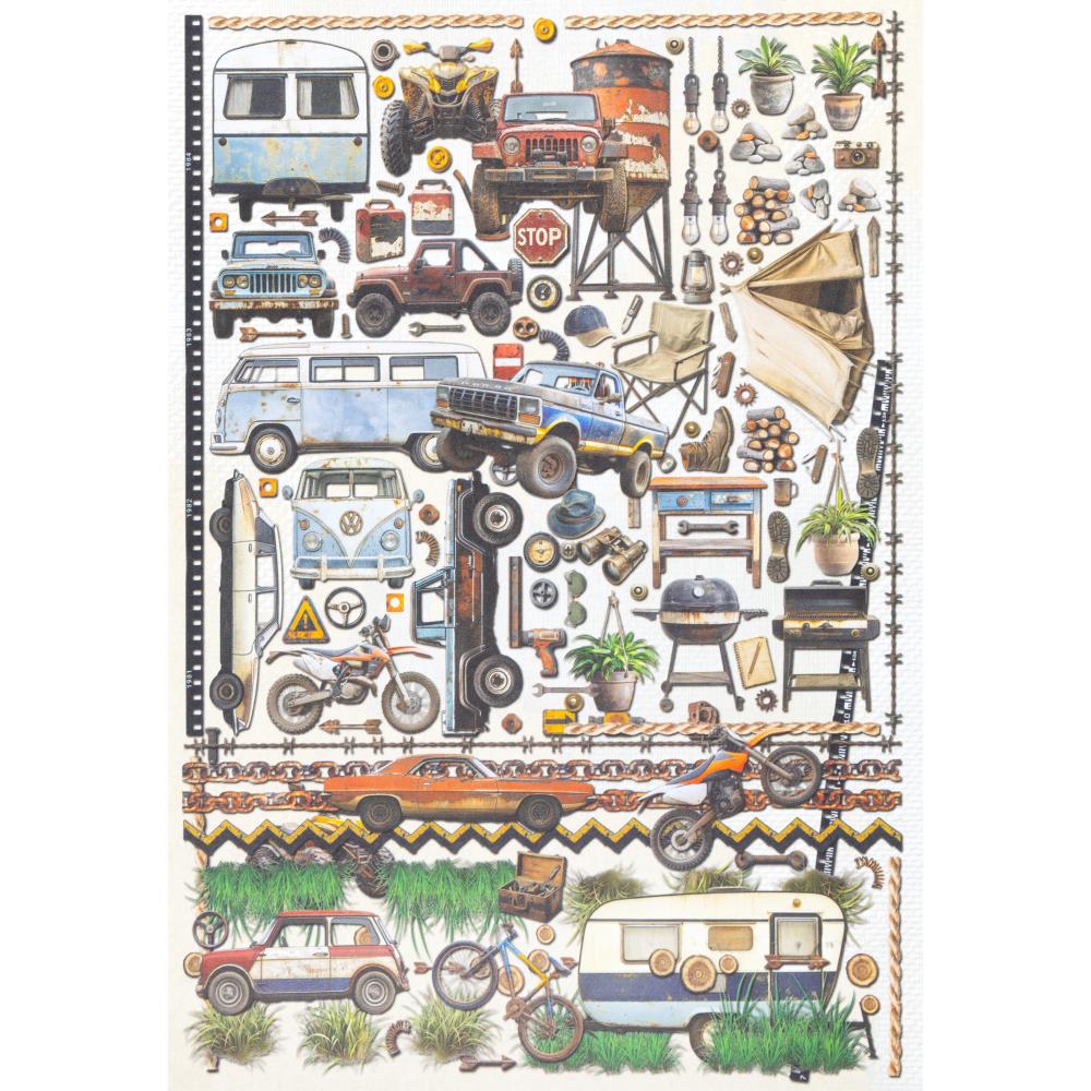 49 And Market  Laser Cut Outs - Rust and Revs 2.0