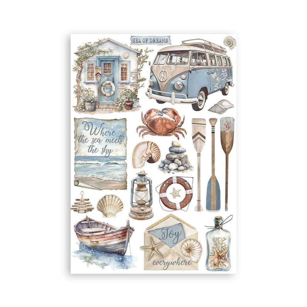 Stamperia Washi Pad A5 - Silent Sea