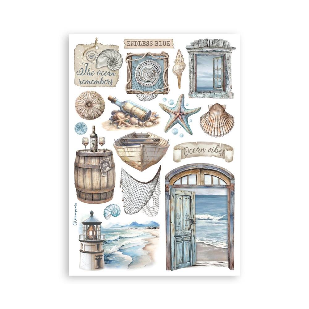Stamperia Washi Pad A5 - Silent Sea