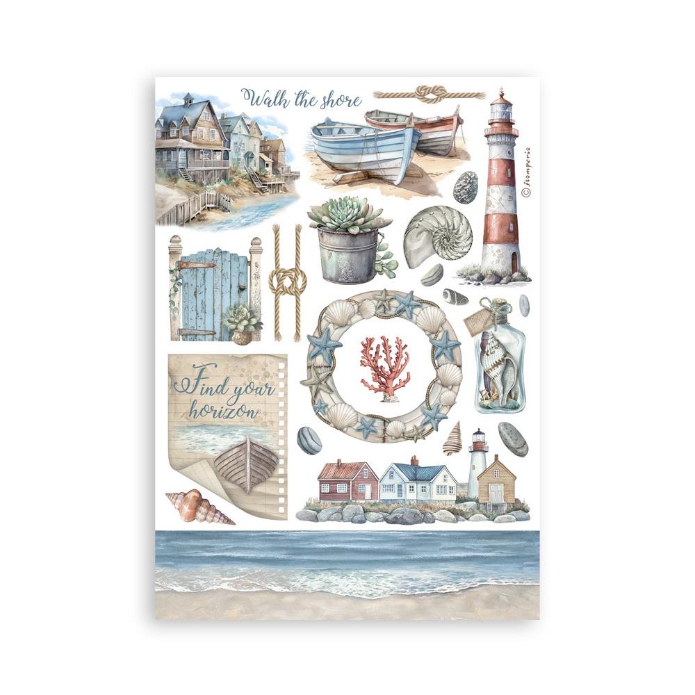 Stamperia Washi Pad A5 - Silent Sea