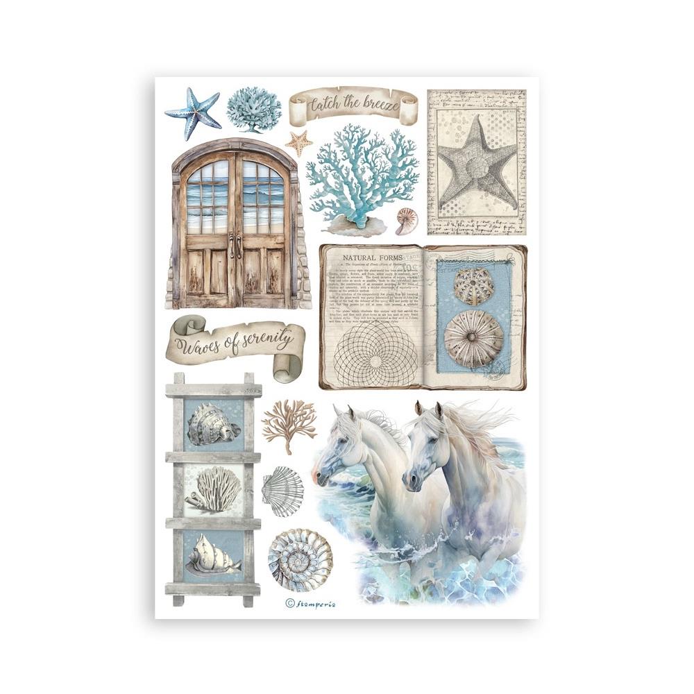Stamperia Washi Pad A5 - Silent Sea