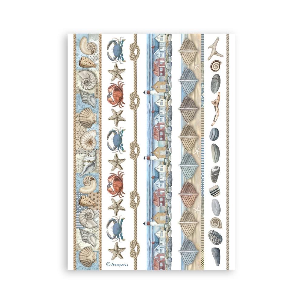 Stamperia Washi Pad A5 - Silent Sea