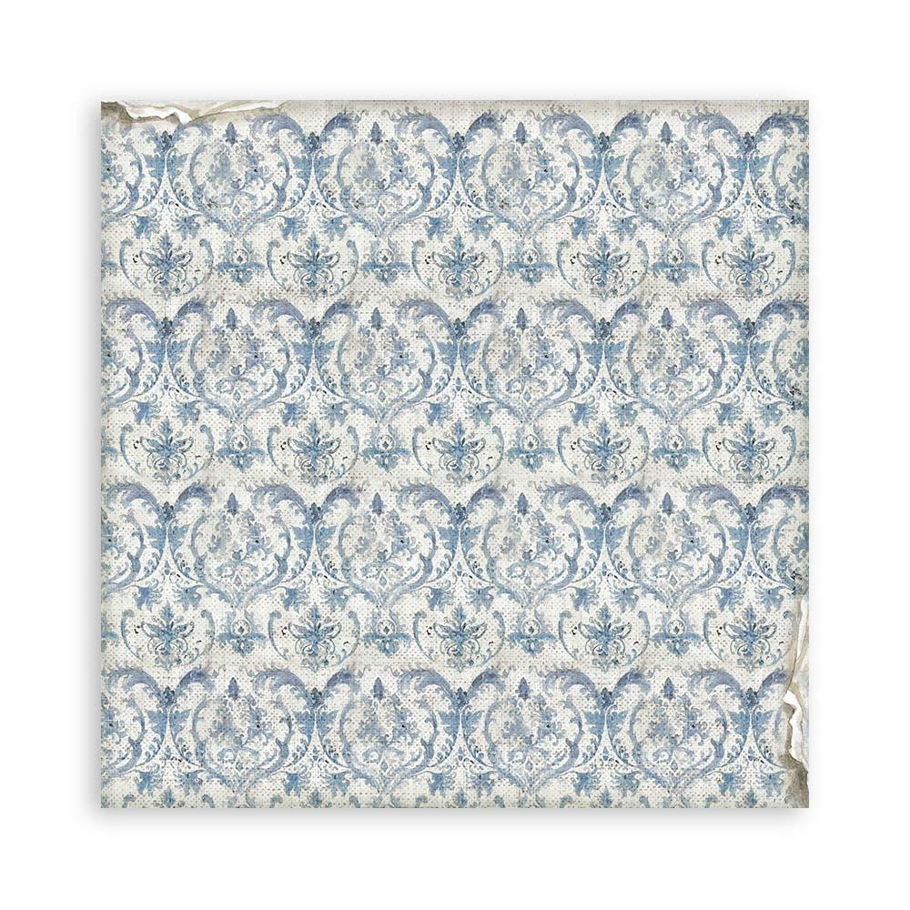 Stamperia Backgrounds Double-Sided Paper Pad 12x12 - Silent Sea