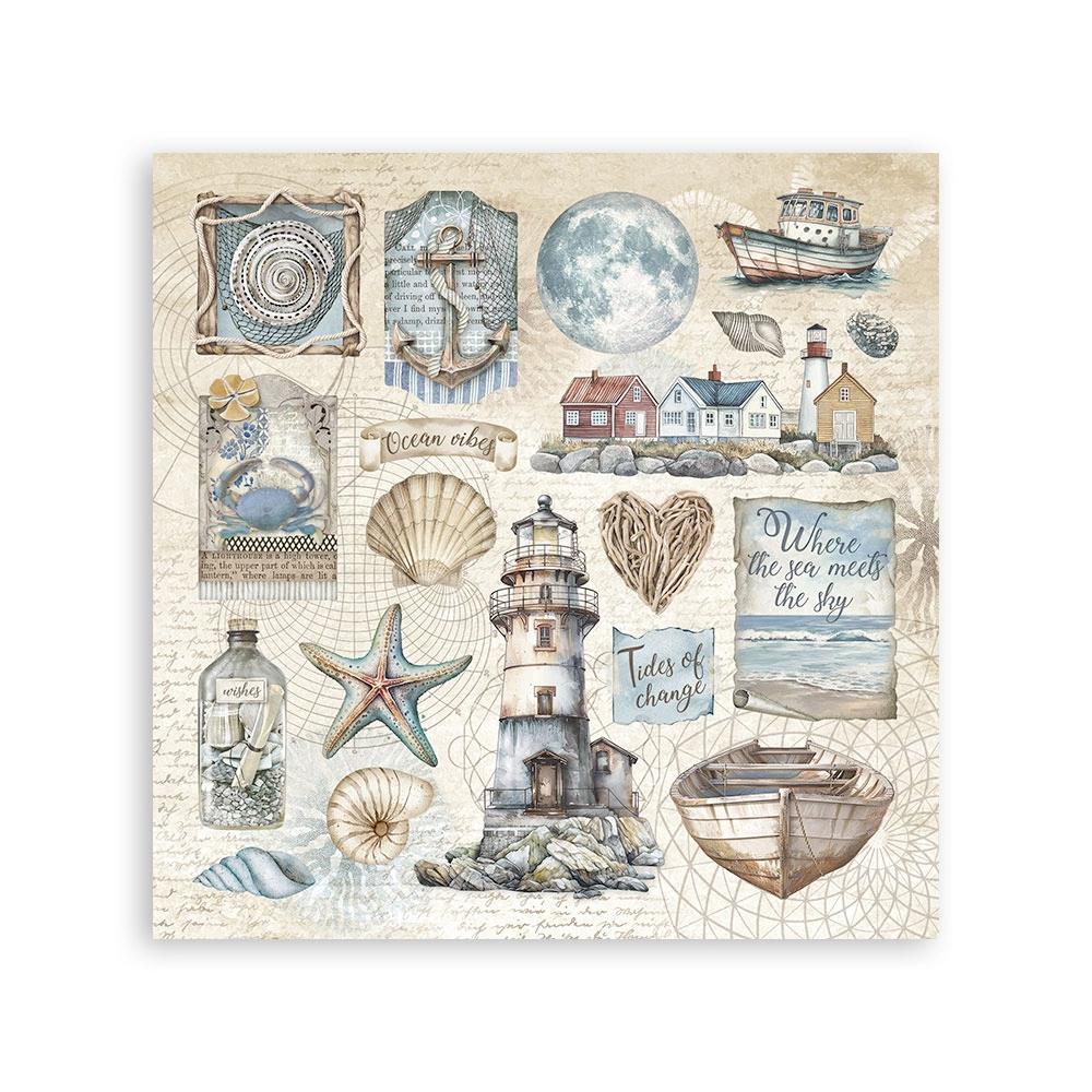 Stamperia Stickers 4pk - Silent Sea