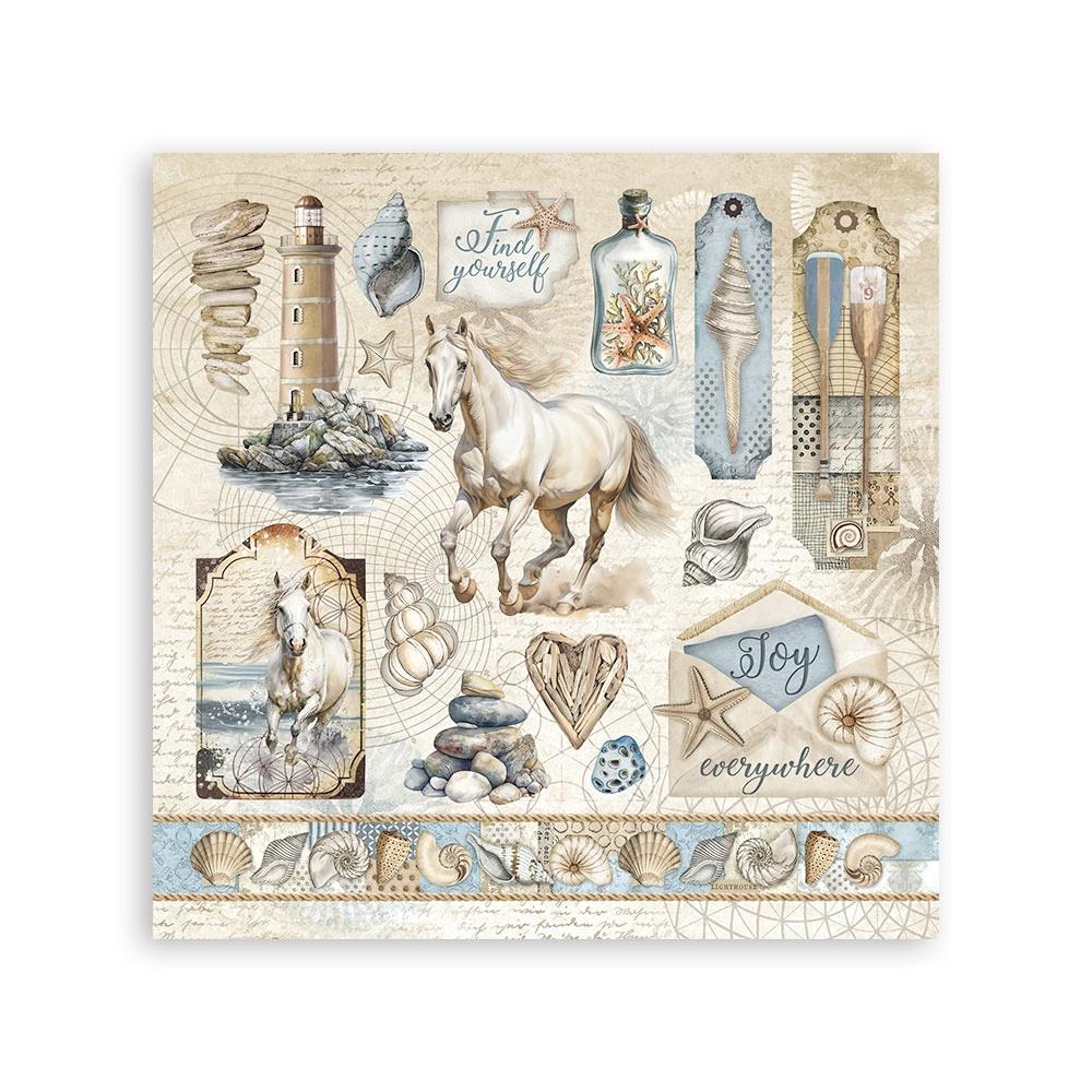 Stamperia Stickers 4pk - Silent Sea