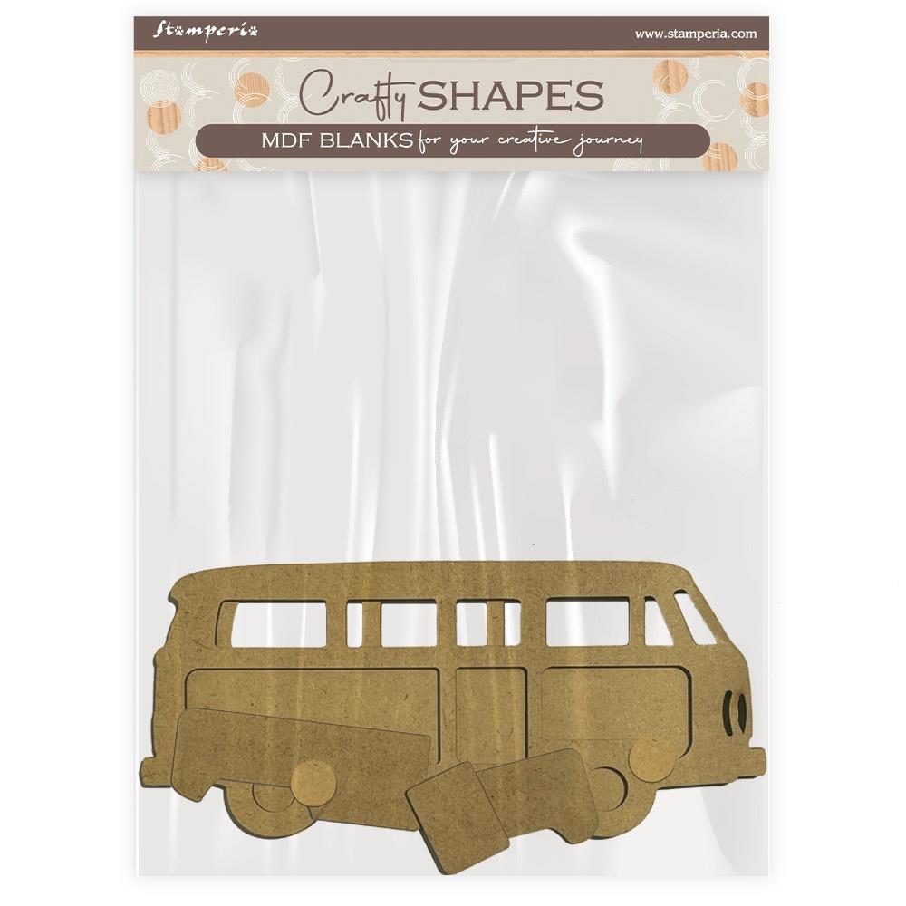 Stamperia Crafty Shapes - Silent Sea Van