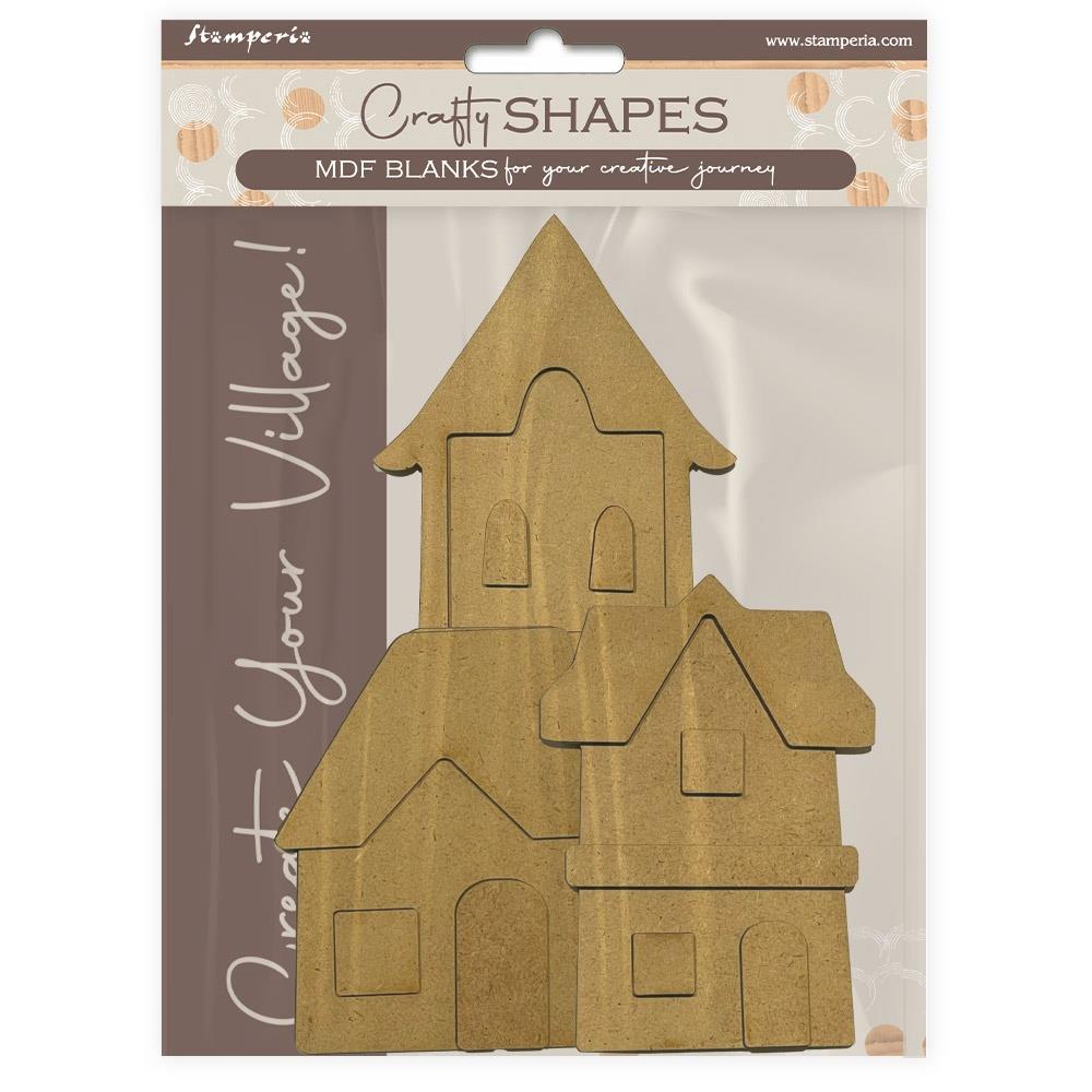 Stamperia Crafty Shapes And Decorative Chips - Silent Sea Assortment