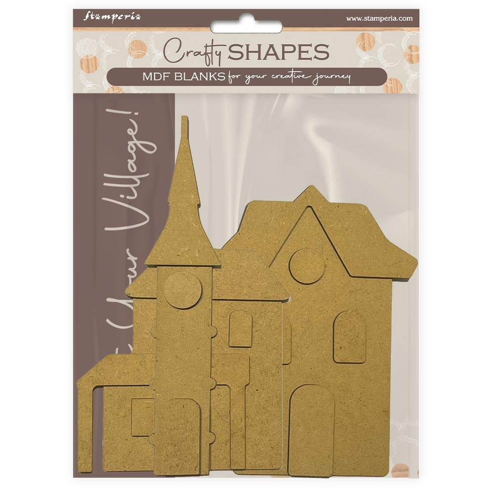 Stamperia Crafty Shapes And Decorative Chips - Silent Sea Assortment