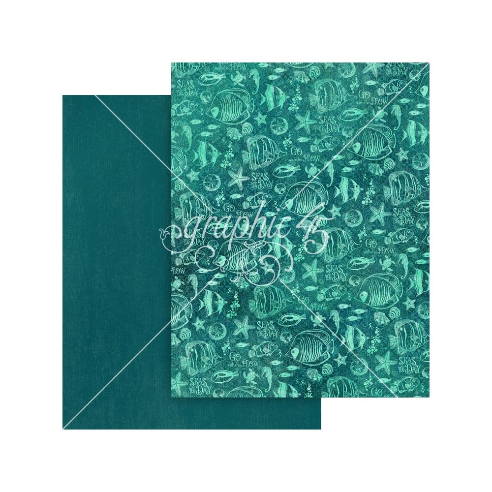 Graphic 45 Patterns & Solids 8.5x11 - Seas the Day