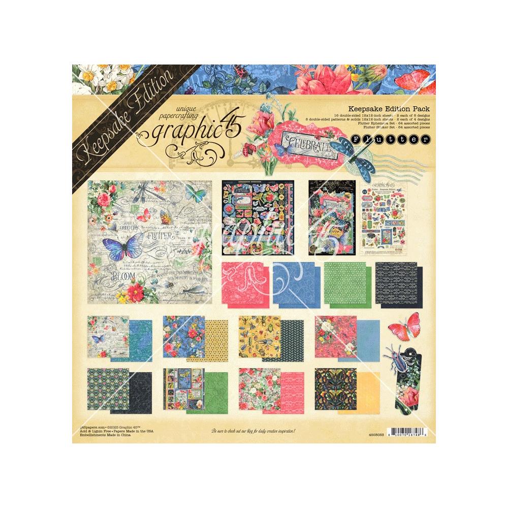 Graphic 45  - Keepsake Edition Pack - Flutter