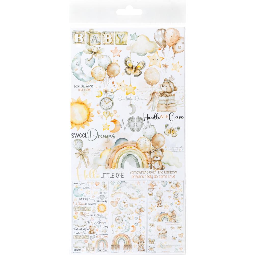 49 And Market Rub-On Transfer Set - Little Dreamers