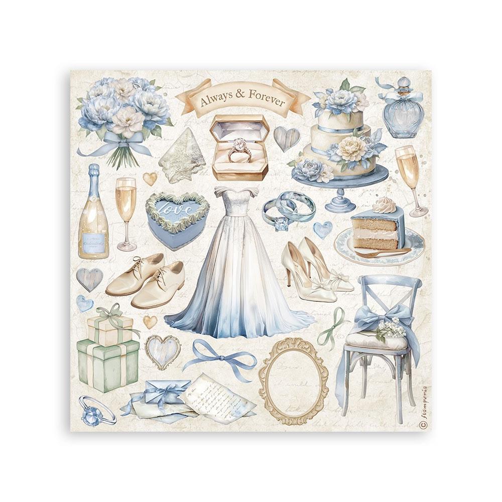 Stamperia Stickers 4pk - Timeless