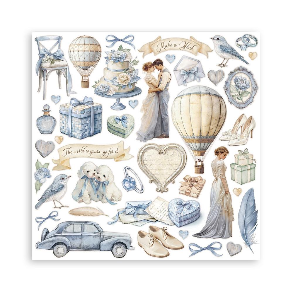 Stamperia Double-Sided Paper Pad 8x8 - Timeless