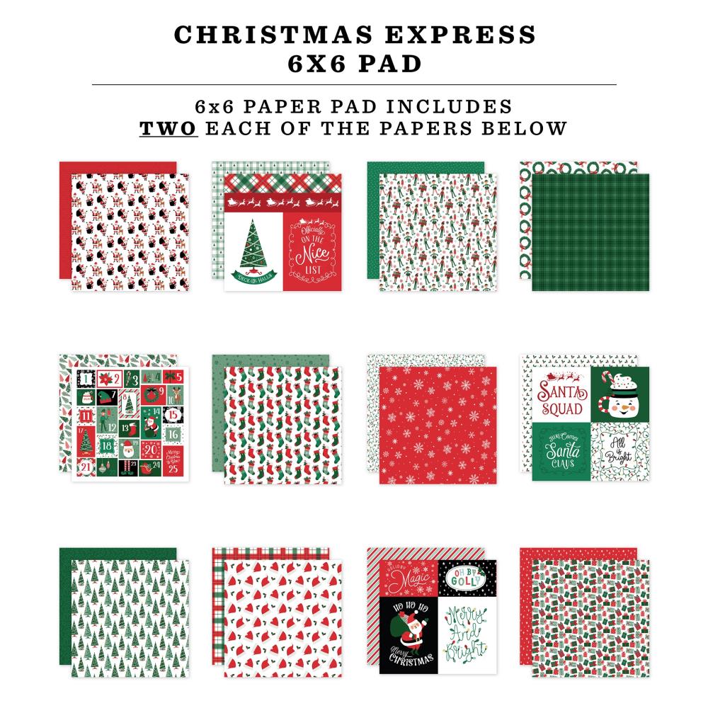 Echo Park Double-Sided Paper Pad 6x6 - Christmas Express