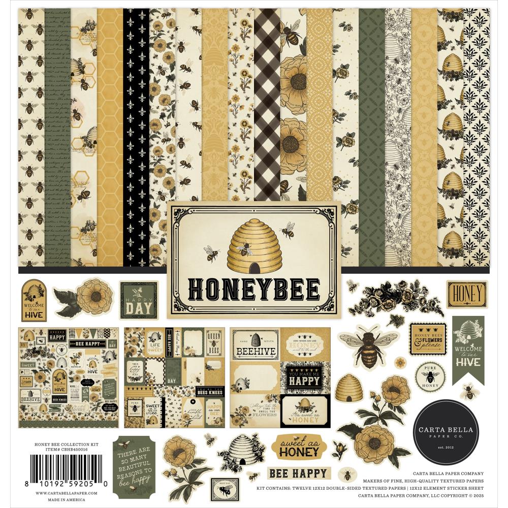 Carta Bella Collection Kit 12X12 - Honey Bee