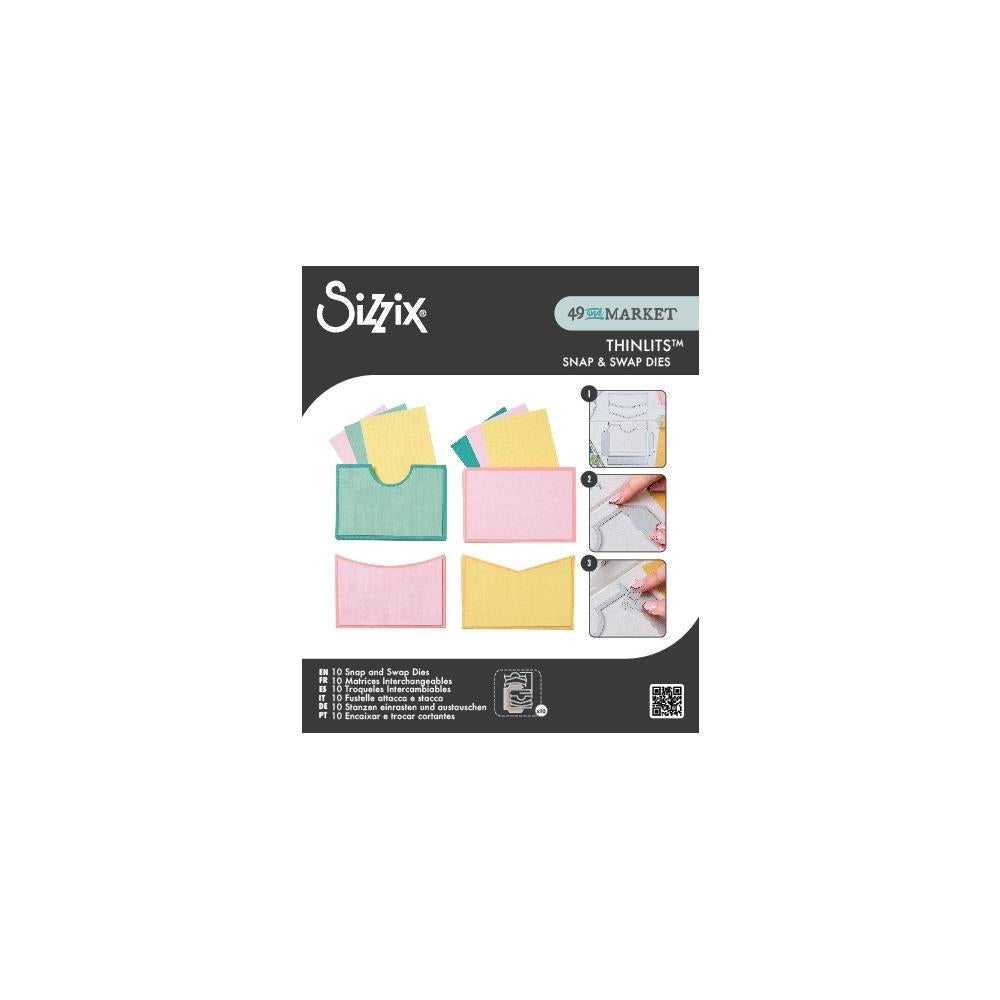 Sizzix Thinlits Snap and Swap Dies by 49 and Market - Pockets