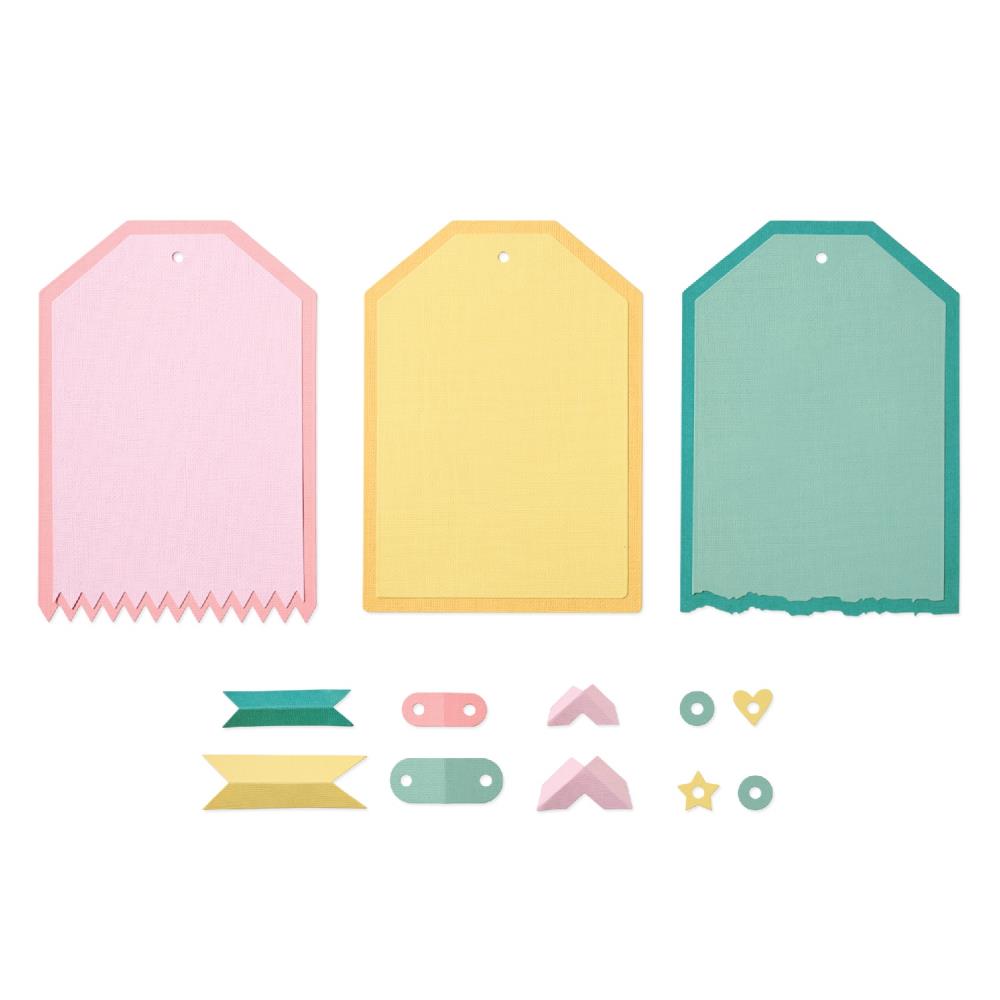 Sizzix Thinlits Snap and Swap Dies by 49 and Market - Large Tags