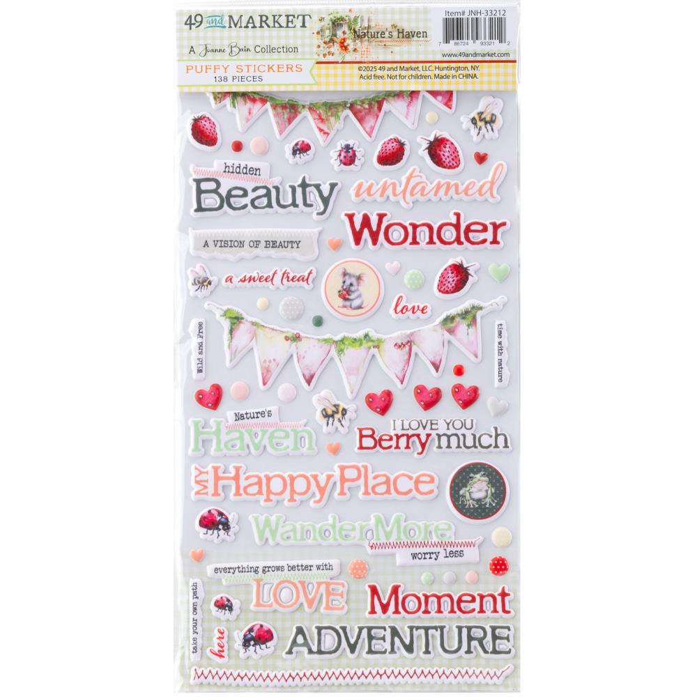 49 And Market Puffy Stickers - Nature's Haven