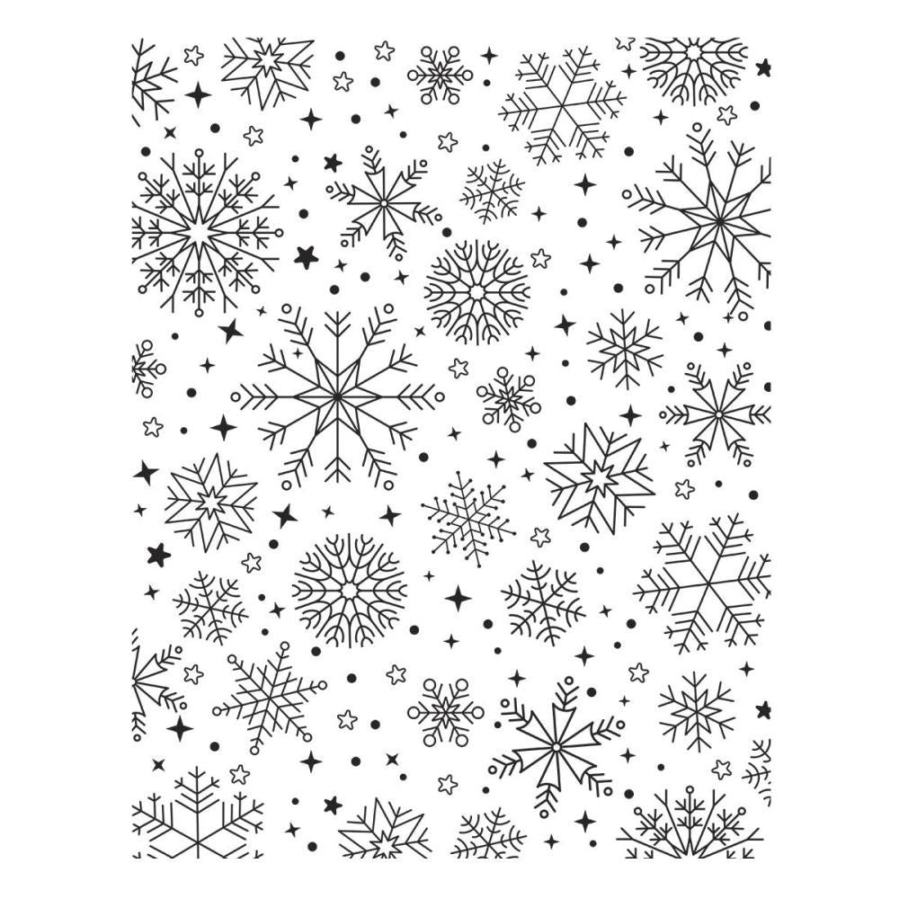 Spellbinders Press Plate - Snowfall Shimmer