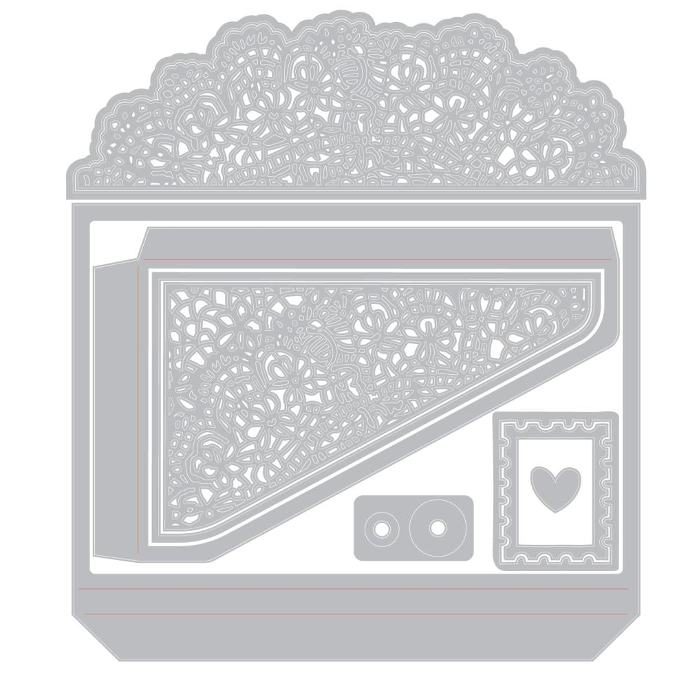 Sizzix Thinlits Dies Set by 49 & Market – Laced Folio