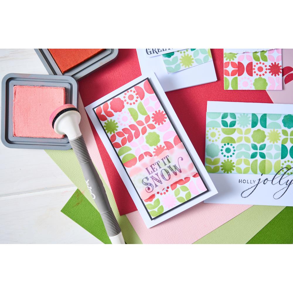 Sizzix Rotating Stencil - Retro Vibe